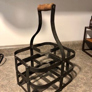 Industrial Antique Wine/ Bottle Holder